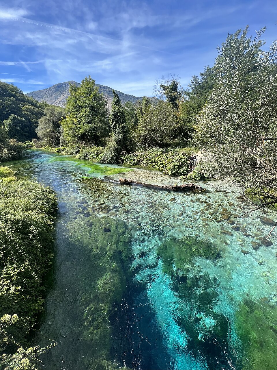 Blue Eye natural spring in Albania